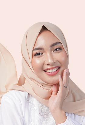 Blush Cream Hijab